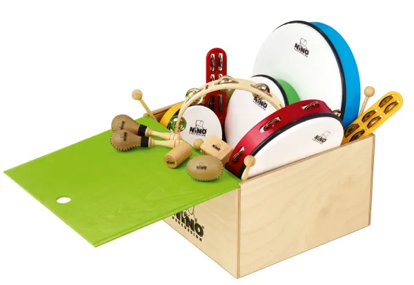 Produit Pack Percussions Nino - 12Pcs + Coffre Bois Image