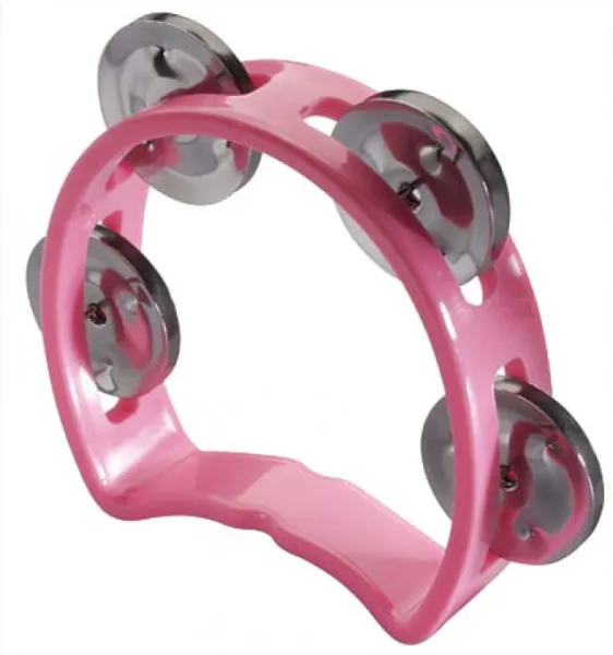 Produit Tambourin Stagg Mini - Demi Lune - 1 Rang - Pink Image