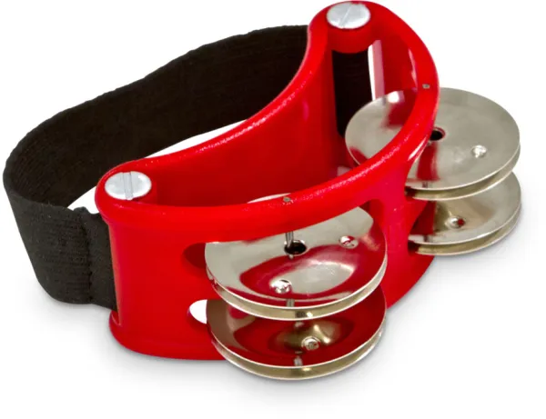 Produit Foot Tambourine LP 188 - 4 Jingles - Red Image