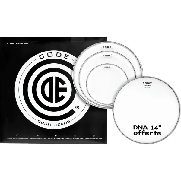 Produit Pack CODE Generator 12"/13"/16" Clear + Dna 14" Coated Image
