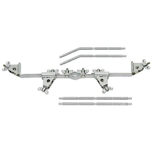 Produit Support Percu Meinl 4 Attaches - 2 Bras Droits Et 2 Avec Angle Image