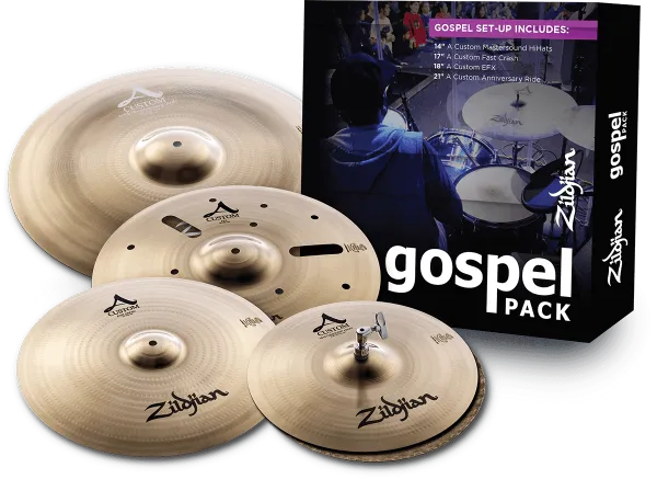 Produit ZILDJIAN A Custom Gospel Pack 4pcs Image