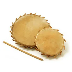 Produit Sakara Yoman Tambourin Terre Cuite Moyen - 24Cm Image