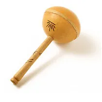 Produit Maracas Yoman A Manche - Calebasse - Grand Image