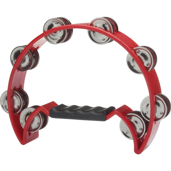 Produit Tambourin Stagg - Simple Demi Lune - 16 Cymb - Red Image