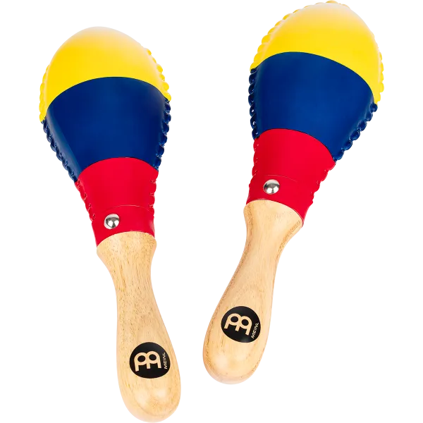 Produit Maracas Meinl Rawhide Traditional - Colombia Flag Image