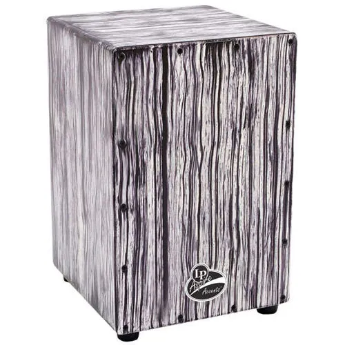 Produit LATIN PERCUSSION LPA1332WS Cajon Aspire Accents White Streak  Image