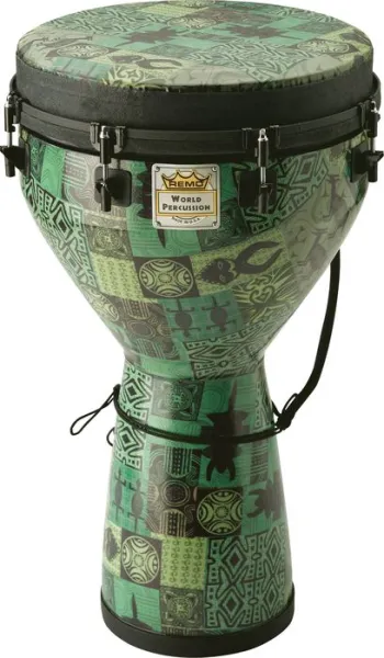 Produit Djembe Remo 14" Accordable - Green Kintekloth Image