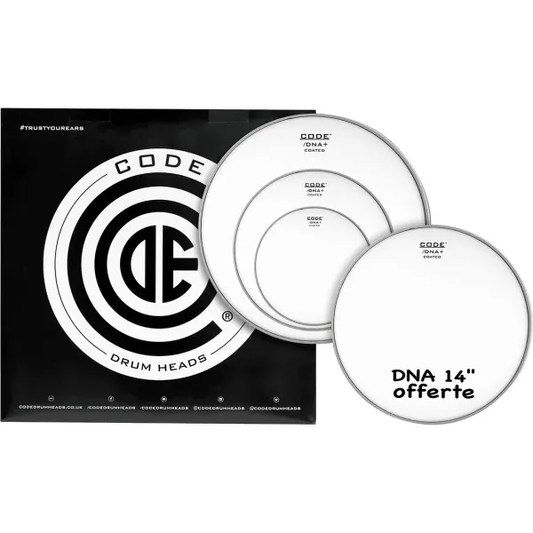 Produit Pack CODE Dna 10"/12"/16" Coated + Dna 14" Coated Image