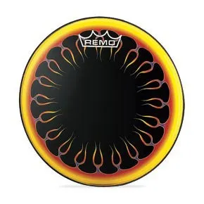Produit REMO Graphic 22" Bass Round Flames Image