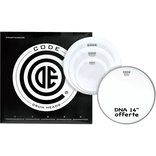 Produit Pack CODE Signal 10"/12"/14" Smooth + Dna 14" Coated Image