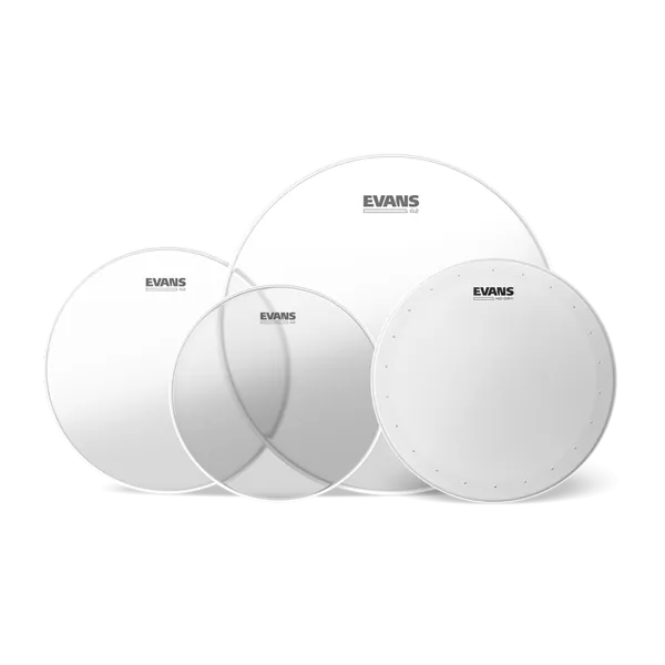 Produit EVANS Pack G2 Clear 10"/12"/14" + HD Dry 14" Image