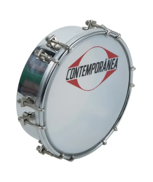 Produit Tamborim Contemporanea 06 Metal Chrome - 12 Tirants Image