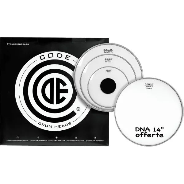 Produit Pack CODE Law 10"/12"/14" Clear + Dna 14" Coated Image
