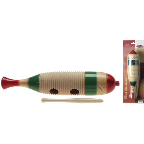 Produit Guiro Stagg Poisson - Bois - Petit Image