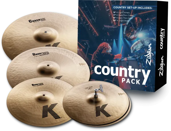 Produit ZILDJIAN K Country Pack 4pcs Image
