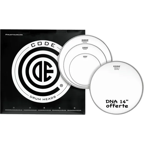 Produit Pack CODE Generator 10"/12"/14" Coated + Dna 14" Coated Image