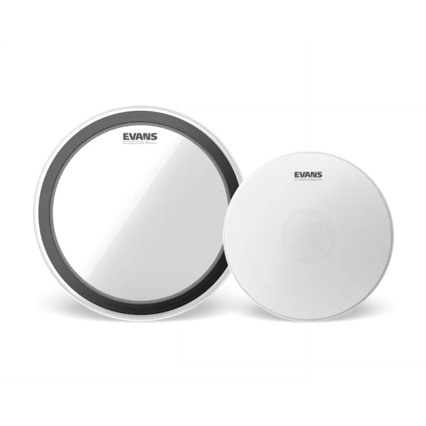 Produit EVANS Pack EMAD Heavyweight Bass Clear + Heavyweight 14" Snare Coated Image