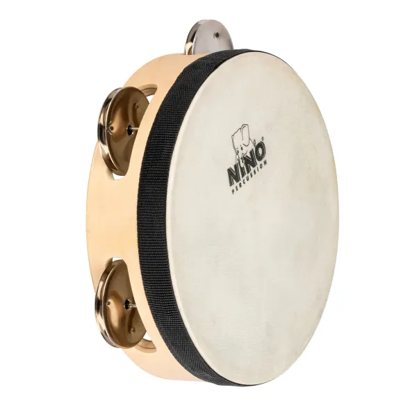Produit Tambourin Nino 06" - 1 Rang - Peau - Natural Image