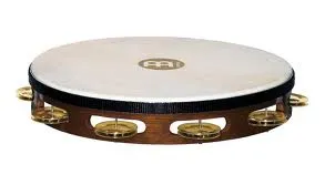 Produit Tambourin Meinl Bois - Peau De Chevre - 1 Rang - Laiton - Brown Image
