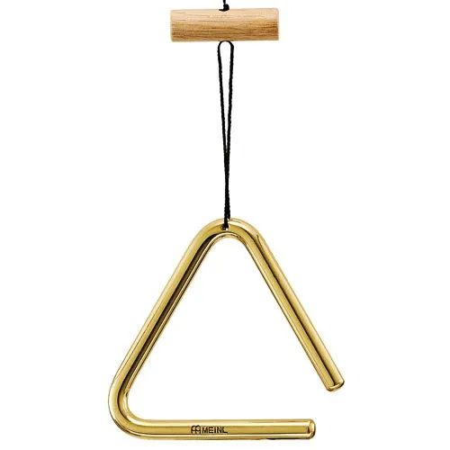 Produit Triangle Meinl Laiton Massif 10Cm + Cordelette Et Poignee Bois Image